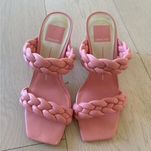 Dolce Vita Pink Braided Women's Sandals size 5.5